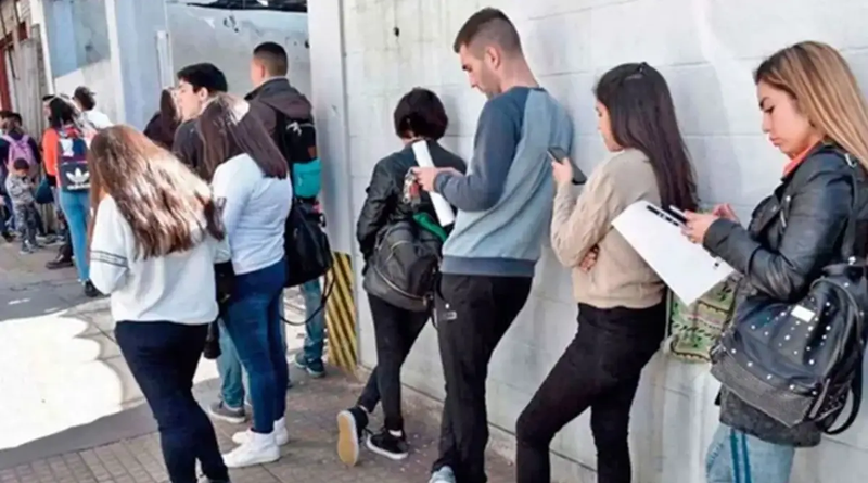 El empleo formal quedó un 11,5% por debajo del promedio histórico